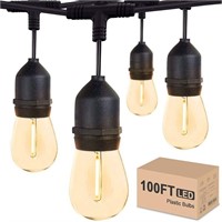 100FT LED Light Outdoor String Lights