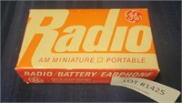 VTG. GE AM MINIATURE PORTABLE RADIO W/BOX