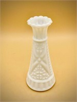 Milk Glass Single Stem Vase