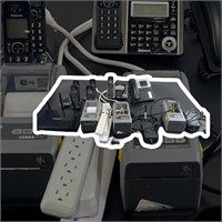 Phones w/  Answering Machines & Zebra Printers