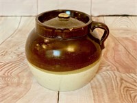 19th Century Stoneware Bean Pot