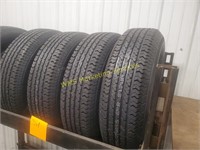 4 New 205/75R15 Tires and Rims