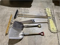 Shovels, Brooms, Saws