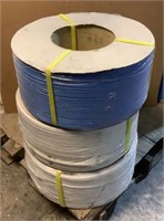 (3) Spools Of 1/4" Plastic Banding Material