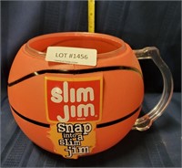 SLIM JIM BASKETBALL SHAPE DISPENSER MUG