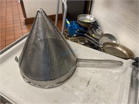LARGE STAINLESS STEEL CHINA CAP