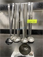 LOT OF STAINLESS STEEL LADLES