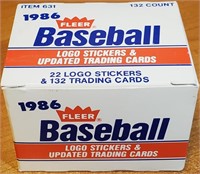 N - 1986 FLEER BASEBALL STICKERS & TRADING CARDS