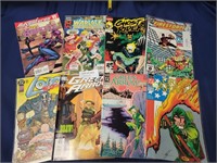 8 MIXED MARVEL & DC COMIC BOOKS