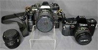 Vintage Minolta X700 and X-9 Cameras & Lenses
