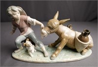 Lladro "Stubborn Donkey" 5178 Porcelain Figurine