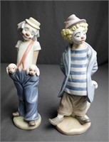 Lladro Little Travelers & Pals Clown Figurines