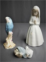 Lladro, Nao and Royal Worcester Porcelain Figurine