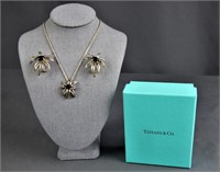Tiffany & Co. "Fireworks" Earrings & Necklace Set