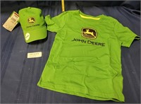 NEW JOHN DEERE TODDLER CAP & SZ. 6 SHIRT