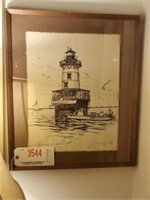 Lot #3544 - Framed Print of Hoopers Island Light