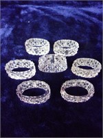 Cut Glass Napkin Rings