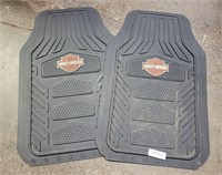 PAIR OF HARLEY DAVIDSON AUTO FLOOR MATS