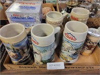 7 COORS BEER STEINS & COLLECTIBLES
