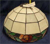 STAINED GLASS STYLE HANGING LIGHT SHADE