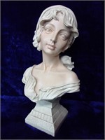 Large Resin Female Bust Sculpture