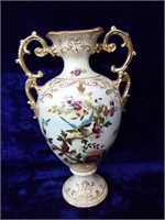 Splendid Large Hand Painted Ceramic Urn