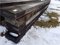 (5) 6' x 16' x 16 ft Bridge Timbers