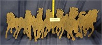 DECORATIVE METAL HORSE CUT OUT WALL HANGER