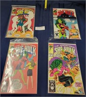 4 MARVEL COMICS SHE-HULK COMIC BOOKS