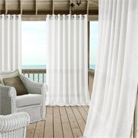 Sheer Extra Wide Indoor/Outdoor Sheer Curtain