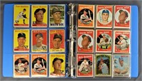 Binder 1950s - 1960's White Sox &  Cubs Cards