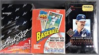 3 Sealed MLB Boxes of Baseball Trading Cards