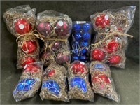 Red & Blue Ornaments & More
