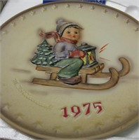 1975 Hummel 'Ride Into Christmas' Plate