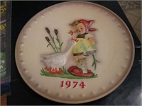 1974 Hummel Collectors Plate- Goose Girl