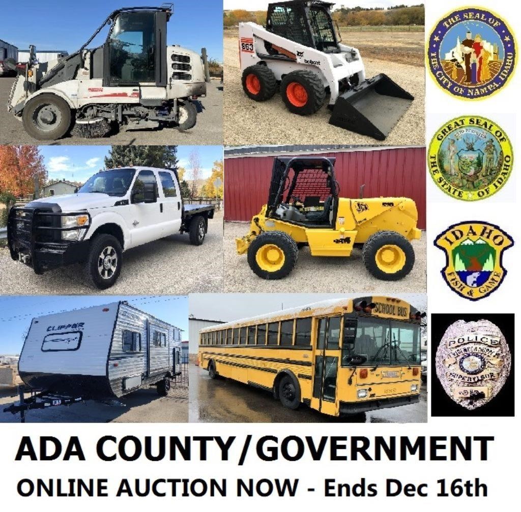 12/16/21-Ada County / Govt. Agencies / Fleet Surplus - 6pm