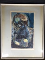 Mother and Child, signed