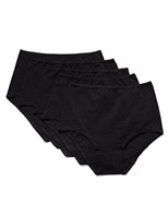 Iris & Lilly Underwear Waist Slip, Black, Large, 4
