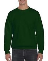 Gildan Crewneck Sweatshirt, Medium, Green