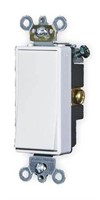 Leviton Decora Plus 15 Amp Quiet Switch, White