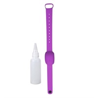 Wristband Squeeze Bottle, Purple