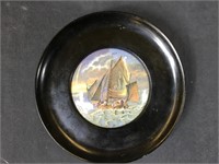 Pratt Pot lid, framed