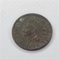 1896 US Indian Head Penny One Cent