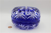 Pashence Cobalt Crystal Candy Jar