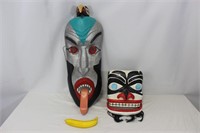 Folk Art Mask Sculptures
