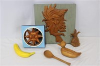 Carved Wood Art Collection