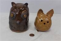 Adorable Ceramic Folk Art Animals