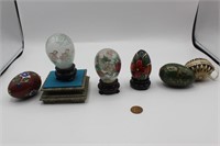 Russian and Asian Ornamental Eggs