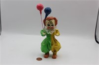 Vintage Mexican Papier Mache Clown Figurine