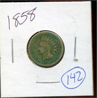 Indian Head Cent 1858